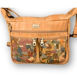 🌿 Kurken Schoudertas – Praktisch, Duurzaam & Tijdloos MA0113 - Afbeelding 3