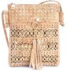 Kurk Crossbody Tas met Gouden Details – Elegant & Duurzaam