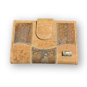 Handgemaakte Portugese Kurk Portemonnee – Lichtgewicht, Vegan & Duurzaam CA0090