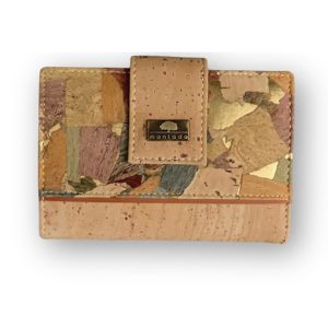🌿 Handgemaakte Portugese kurk portemonnee – uniek, duurzaam & stijlvol CA0087
